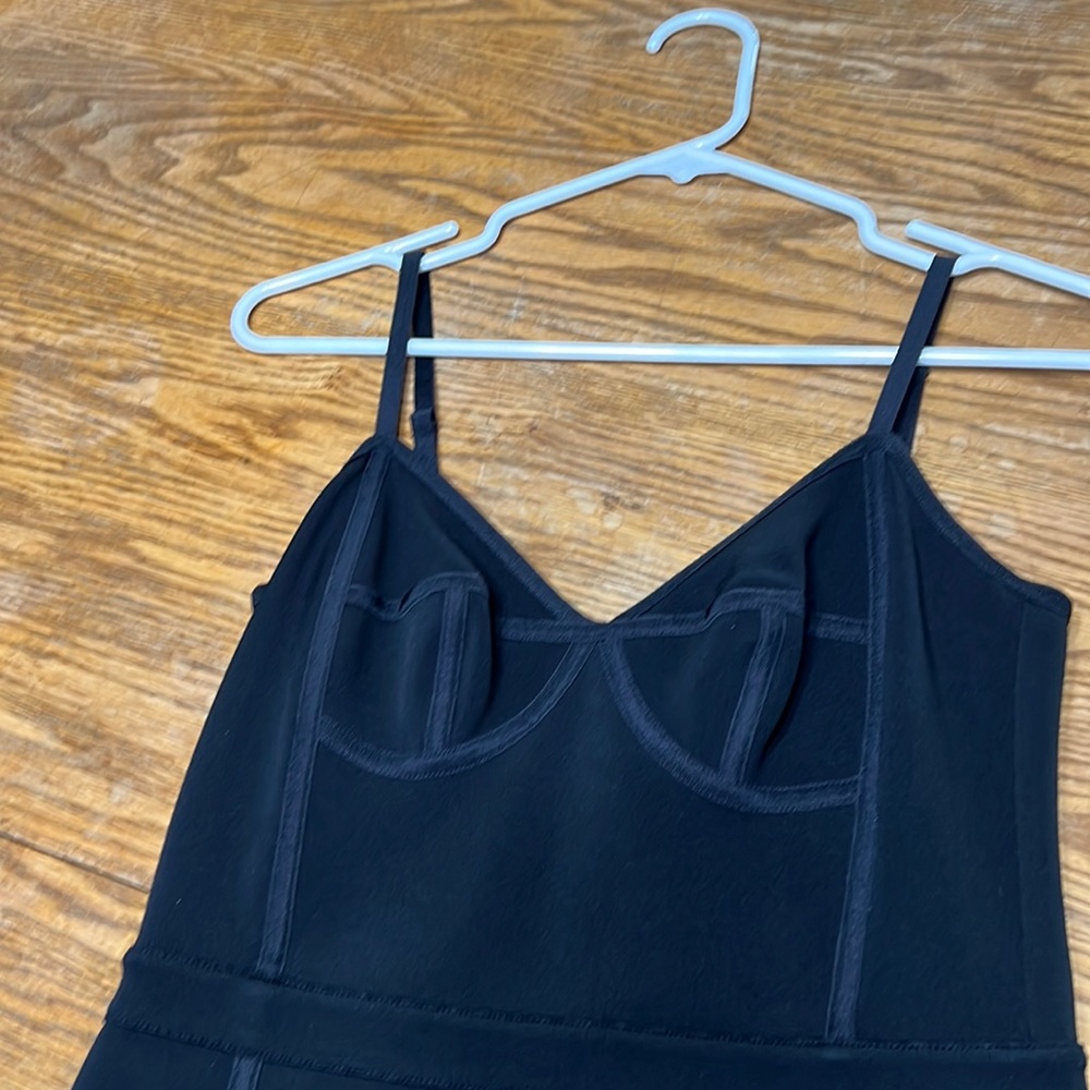 Alexander Wang black fitted dress